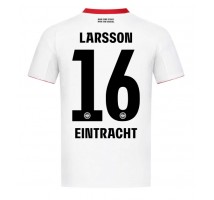 Eintracht Frankfurt Hugo Larsson #16 Koszulka Wyjazdowa 2025-26 Krótki Rękaw